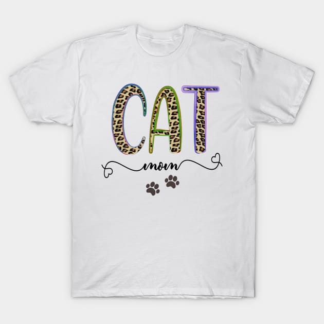 Cat Mom T-Shirt by Satic